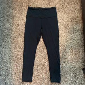 Black high waisted athletic leggings